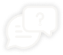 question and chat bubble icon illustration
