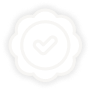 checkmark badge icon illustration