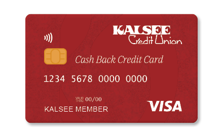 Cash back rewards credit card